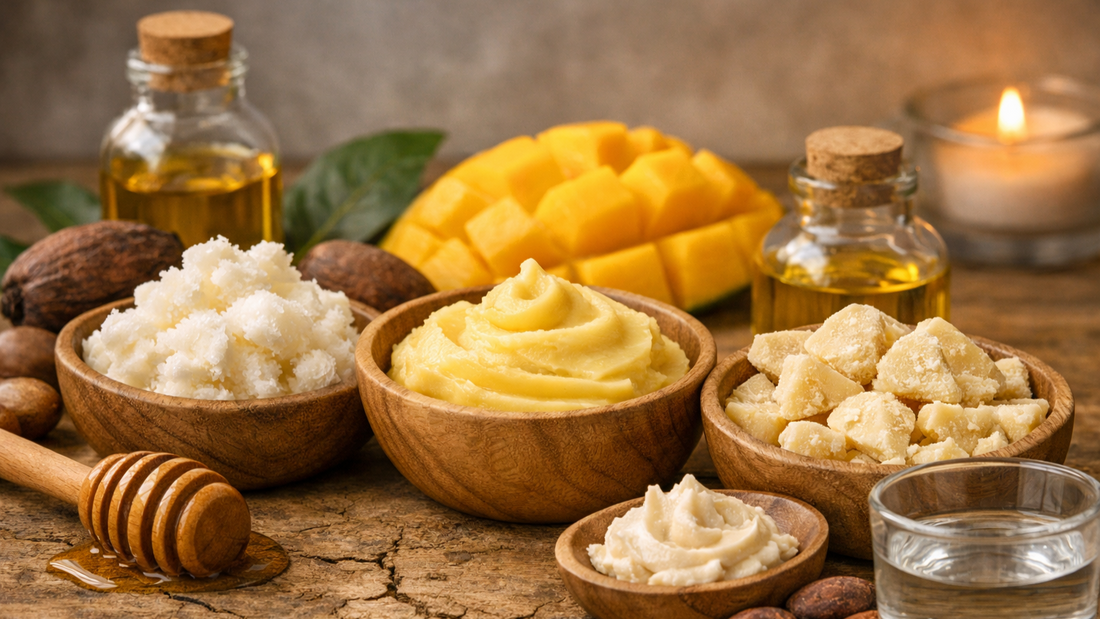 Natural shea butter ingredient used in Idaras Beauty products to repair the moisture barrier and soothe dry skin