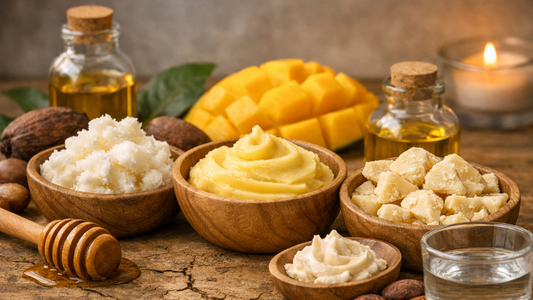 Natural shea butter ingredient used in Idaras Beauty products to repair the moisture barrier and soothe dry skin